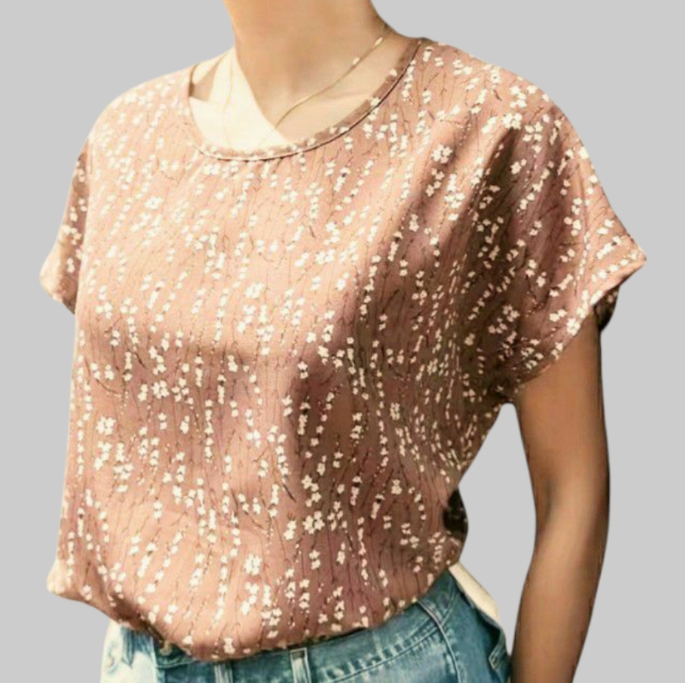 Women's Dusty-rose Floral Top, NWOT